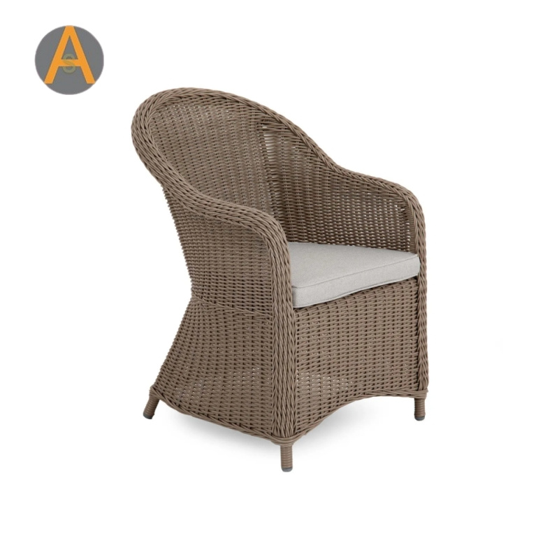 All Resistant Rattan Hotel Furniture Relaxing Outdoor Chair for Garden Villa Balcony Mediterranean Island Resorts