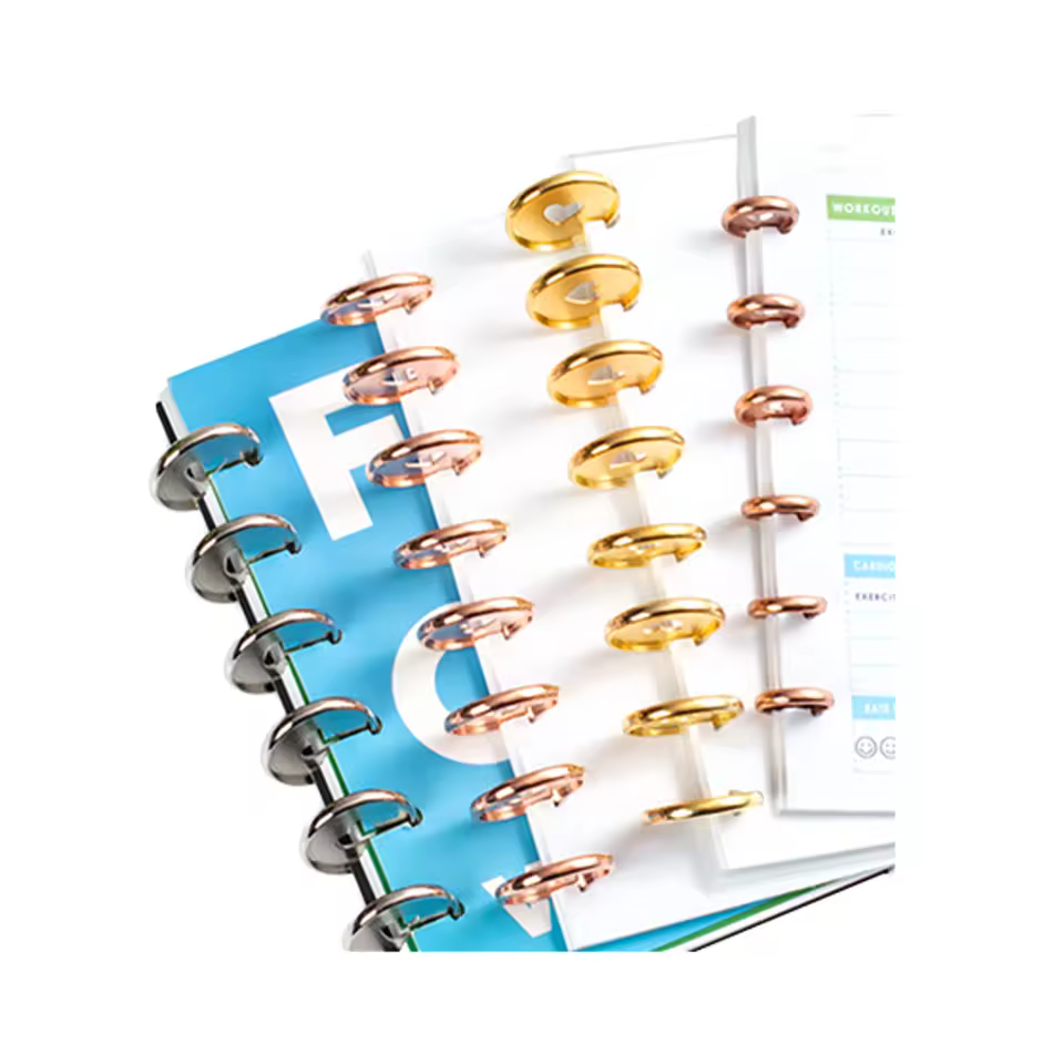 Hole Plastic Binding Ring 100pcs 28mm Binding Disc Planners Loose-leaf Binding Binder Accessories Supplies