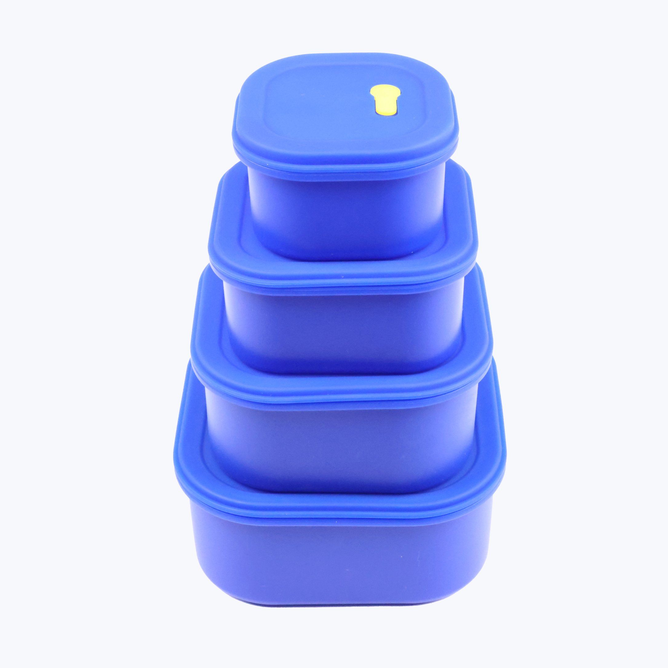 Reusable Silicone Snack Containers for Kids Silicone Food Containers with Airtight Lids
