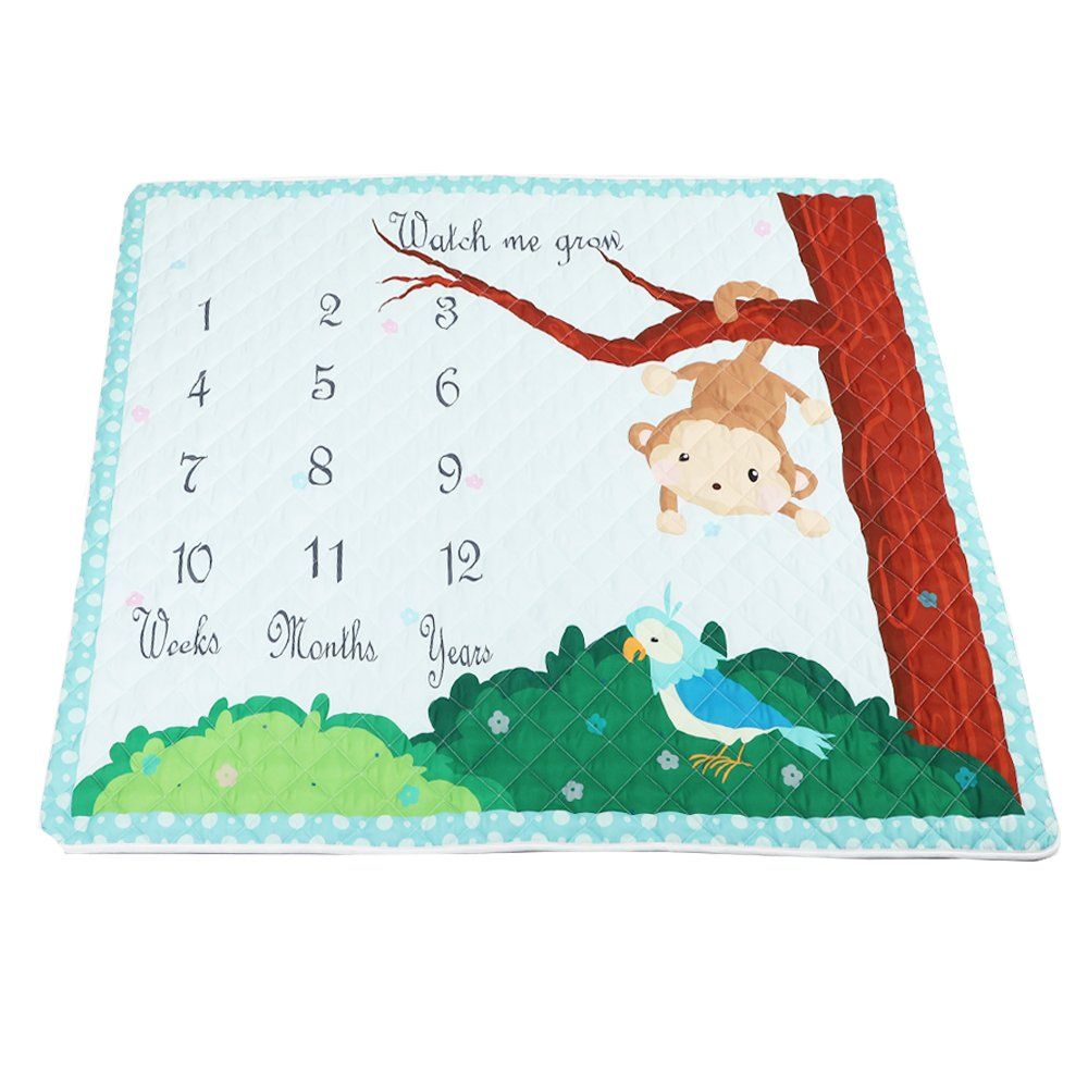 Quilted Play Mat for Baby Crawling Large Baby Play Mat for Kids