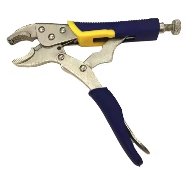 Carbon Steel Metric Oem Locking Pliers Pvc Precision Metal Handle Round Locking Jaw Plier