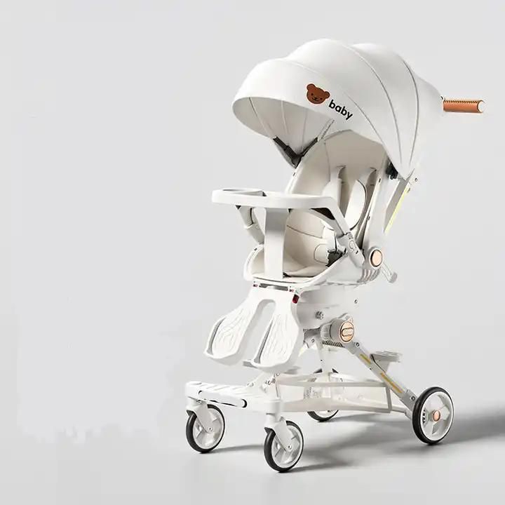 Easy Foldable Baby Stroller with Detachable Dining Plate / Hot Selling Two Ways Pushing Kids Stroller