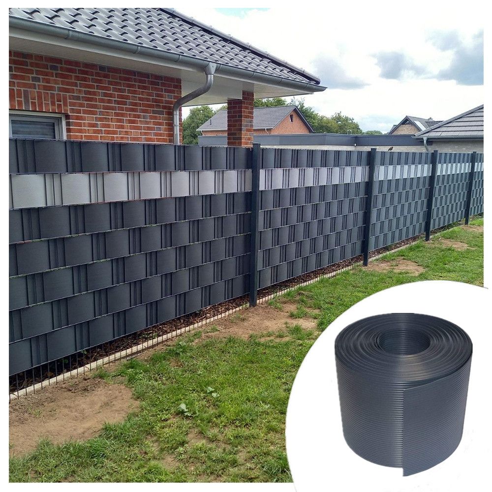 Sichtschutzstreifen 19cmx2.525m 10PCS/19cmx26m Hard PVC/PP Strip Screen Fence