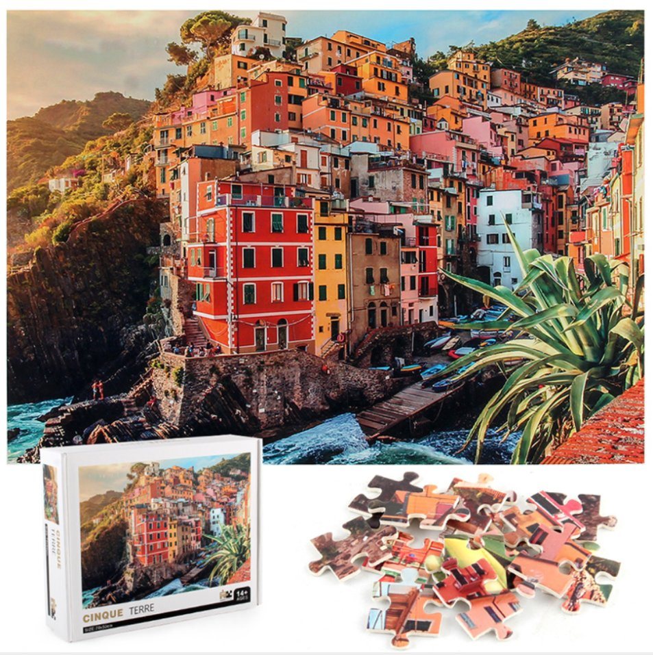 Wholesale Hot Sell in Door Game Paper Puzzle 1000 Piece Jigsaw Puzzle
