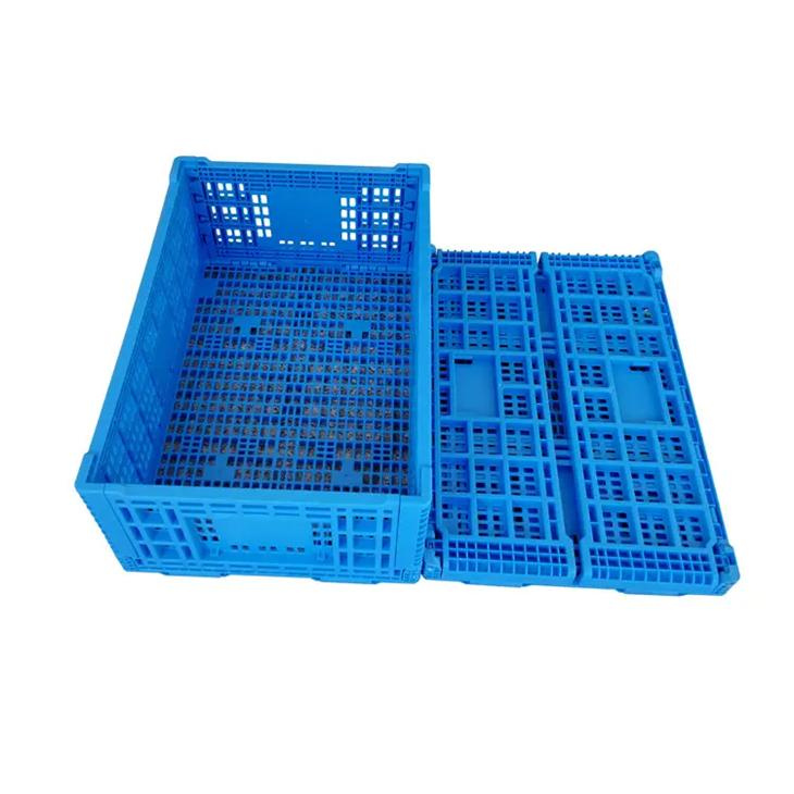 Warehouse Storage Foldable Crate Plastic Folding Bin Turnover Box