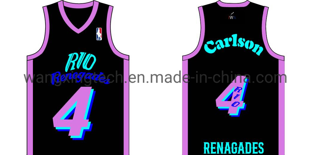 Mens Sublimation Casual Novelty Rio Renegades Polyester Gym Workout Bodybuilding Tanks