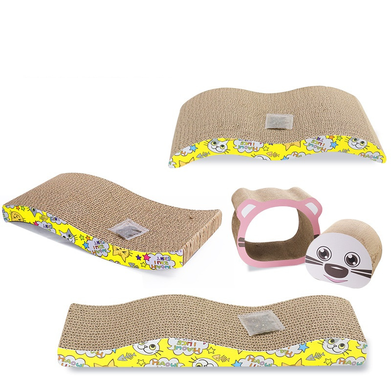 Cat Scratching Board Pet Grinding Claw Toy Cat Claw Board Cat Toy Corrugated Cat Scratching Board Scratching Toy