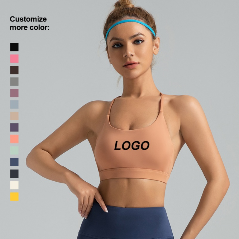 Fast-Drying Wholesale High Quality Womens Backless Gym Yoga Cotton Tops Sport Seamless Hot Sexy Sports Bra