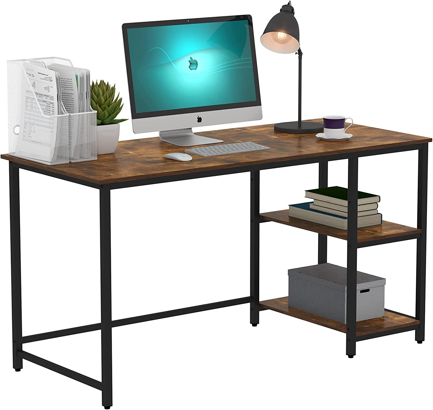 Computer Desk, Home Office Writing Desk, Modern Sturdy Gaming Laptop Table