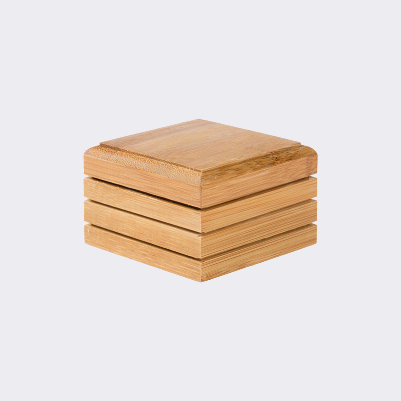 Aveco Low MOQ Smoothly Handmade Bamboo Soap Dish with Drain Hole