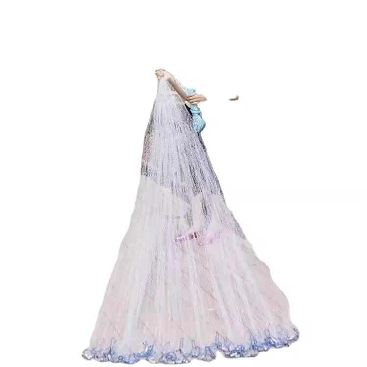 Fly Hand-cast Net Drawstring Casting Fishing Net