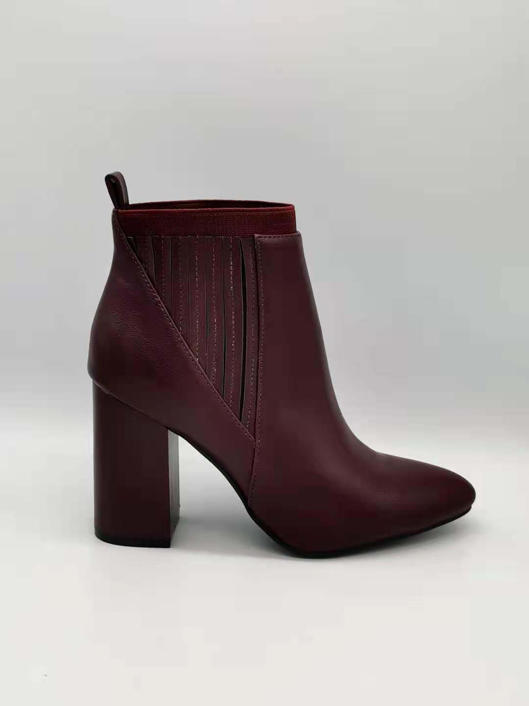 Fashion Stretch Mouth Design of Middle Style Ladies Original Branded Work Boots