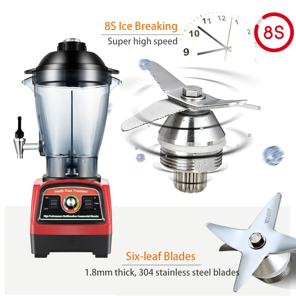 2025 Manenda High-Power 8000ml Commercial Blender for Beverages