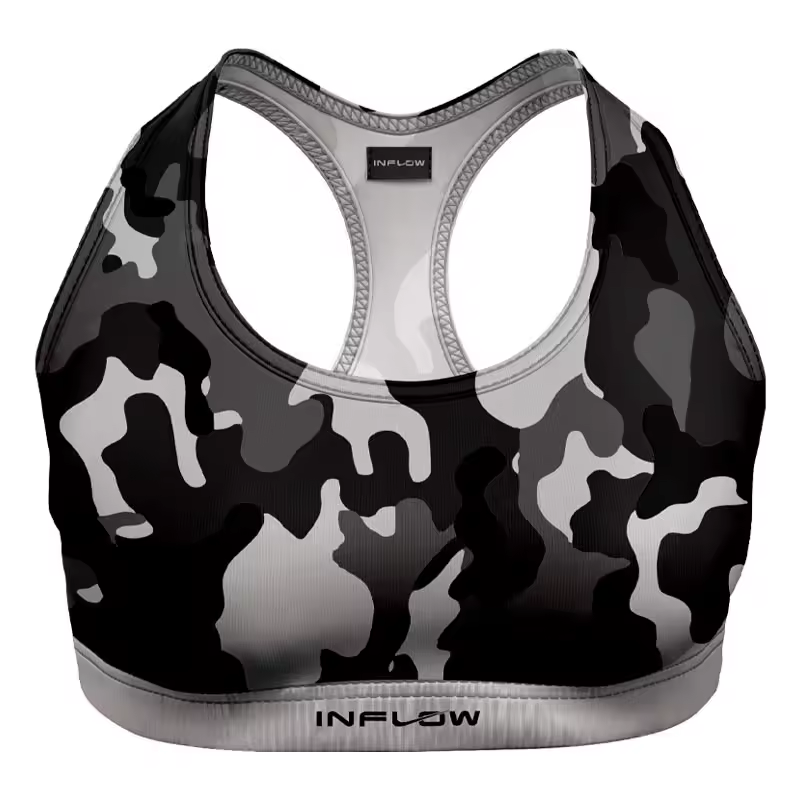 Lightweight And Breathable Crop Design Activewear Best Selling Custom Logo Sublimation Sports Bra For Women Plus Size Quick Dry