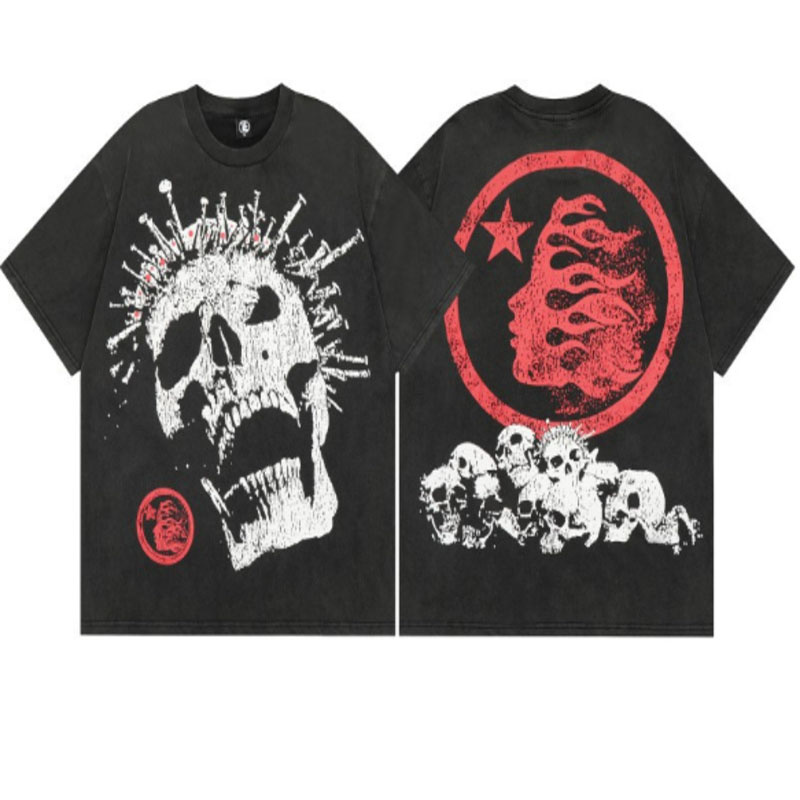 Original Hellstar Short Sleeve T Shirt for Daily Wear