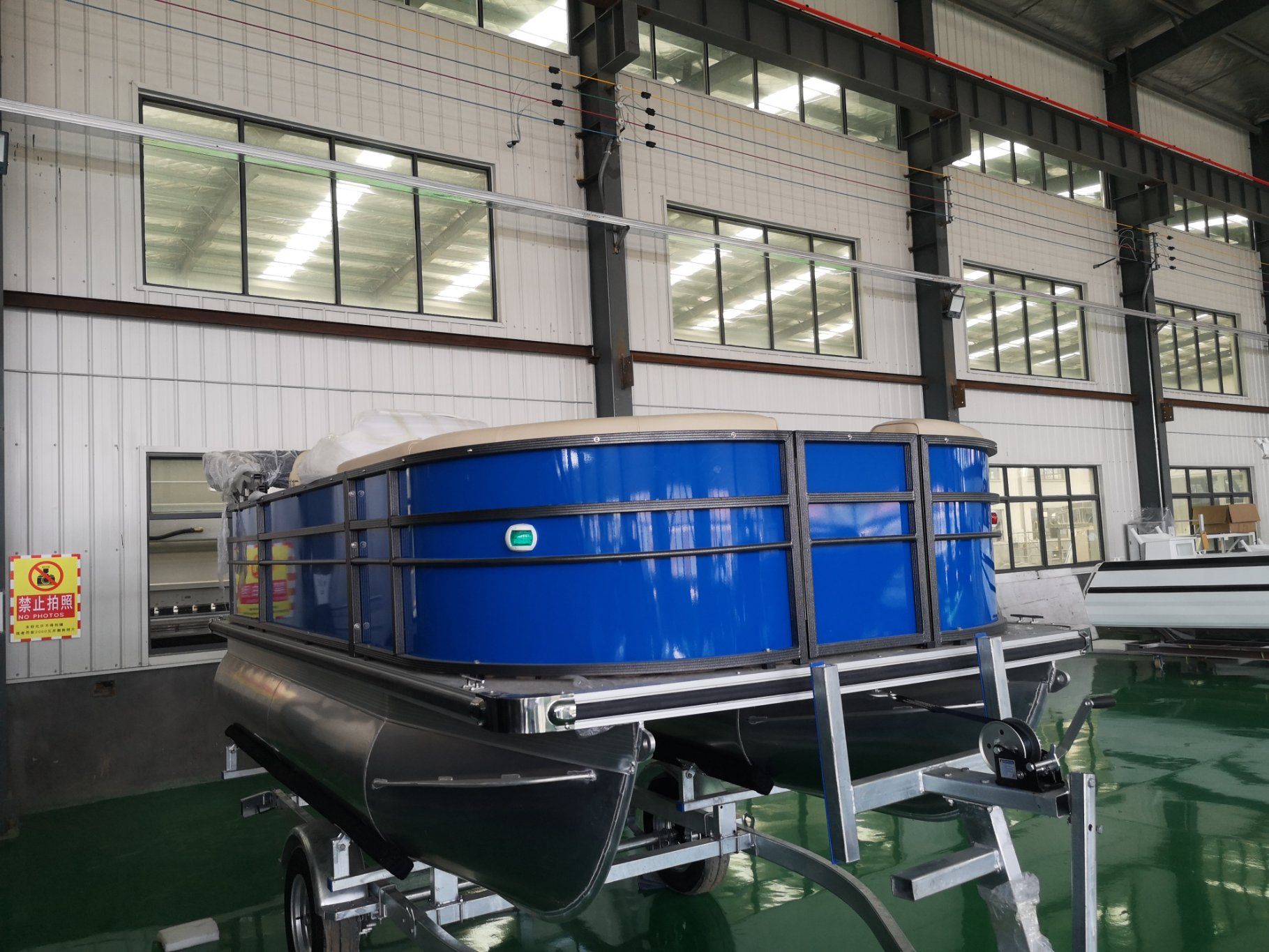 Allsea 19FT 5.8m Speed Boat Sea Boat Center Console Aluminum Pontoon Boat