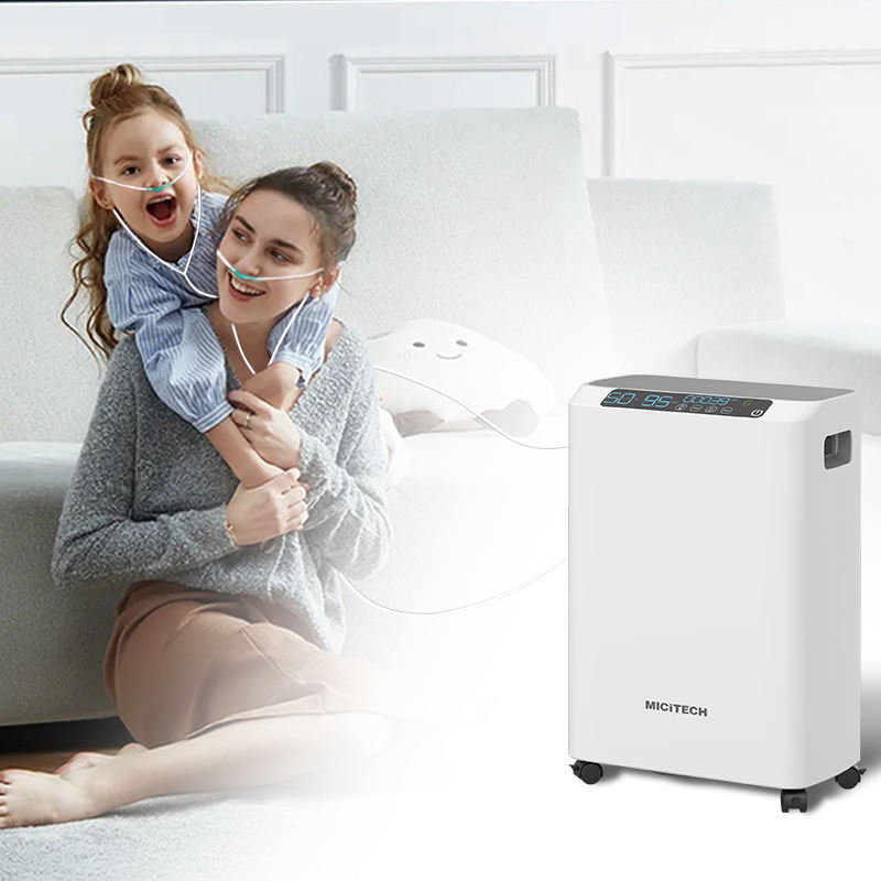 MICiTECH High Oxygen Purity Timing Funtion OEM Price Original Factory Supply Rechargeable Portable Oxygen Concentrator Poc