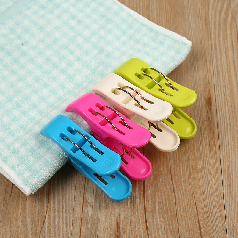 Wholesale Low Prices Large Size Colorful Plastic Laundry Air-Drying Clothes Hanger Clamp Pins Clips Pegs