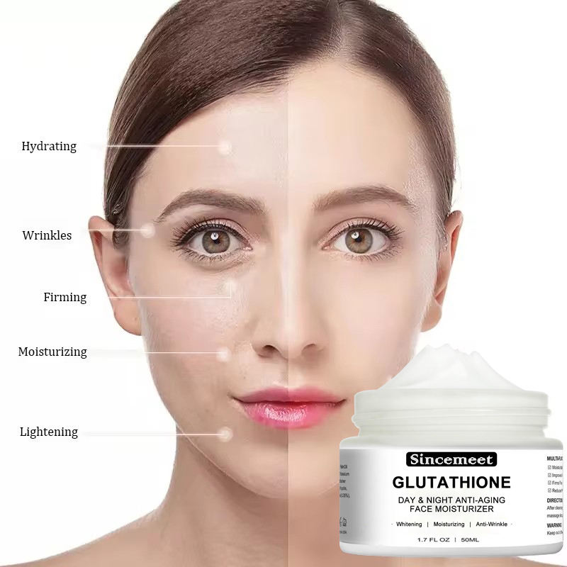 Customized Support Gluta White Cream Skin And Face Lightening Bleach Whitening Cream For Wholesale