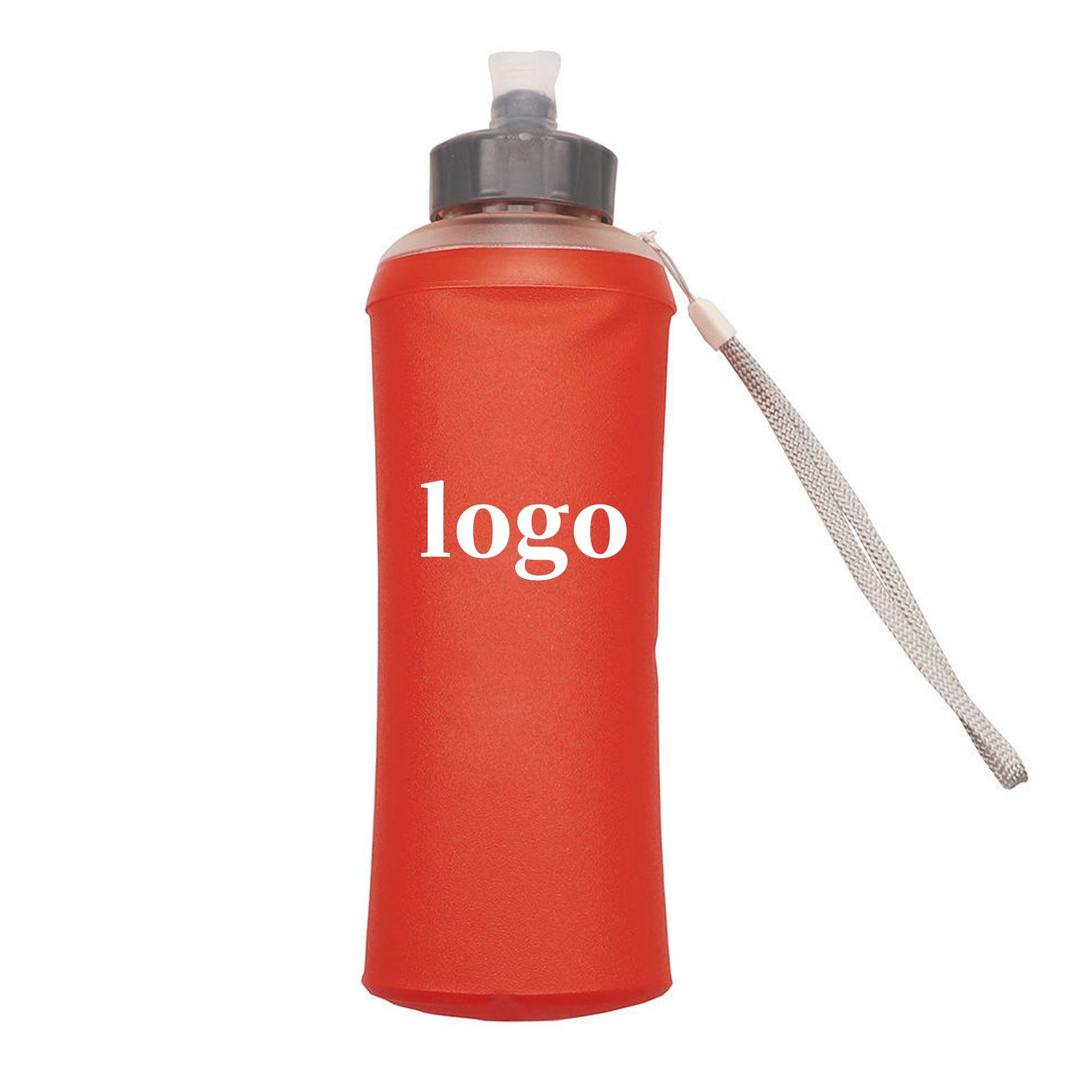 Low MOQ Hot Selling 550 Ml 650 Ml 750 Ml Non Toxic BPA Free Picnic Camping Hiking Soft TPU Water Bottle