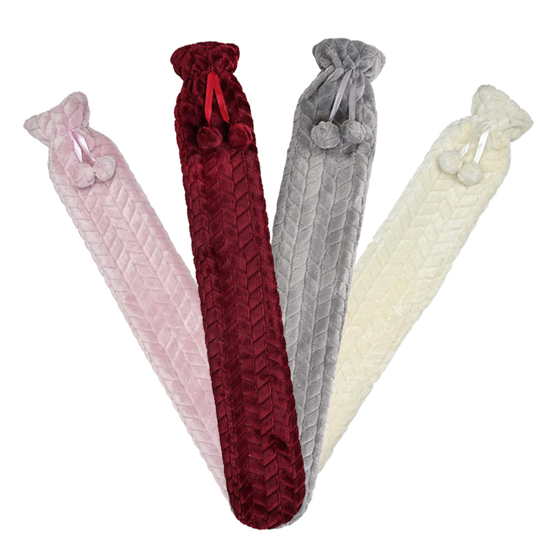 Warm Hand Bag Medical Hot Water Bag Rubber 2L Stuffed Toy Long Hot Water Bottle Animal Cover