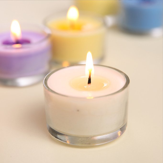 Factory Clear Glass Tealight Candle Holders for Home Decor