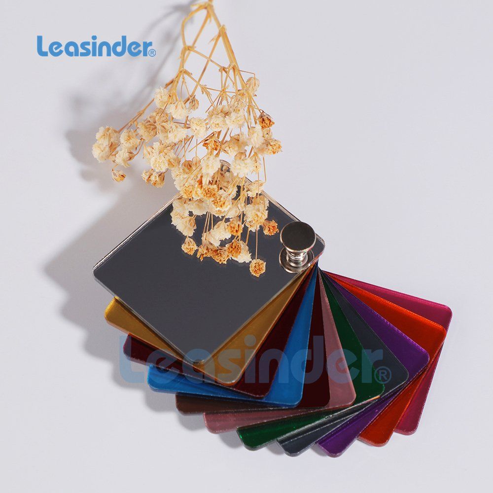 Leasinder High Quality China Factory Acrylic Self-Adhesive Mirror Sheet Decoration 4X6FT 4X8FT Non-Toxic Gray Paint 0.8-8.0mm