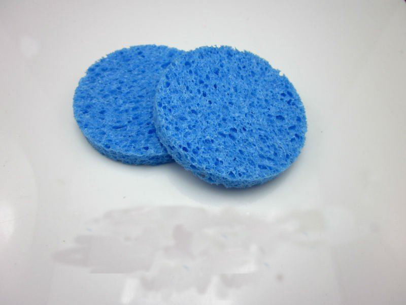 High Quality Blue OEM Cellulose Makeup Sponge
