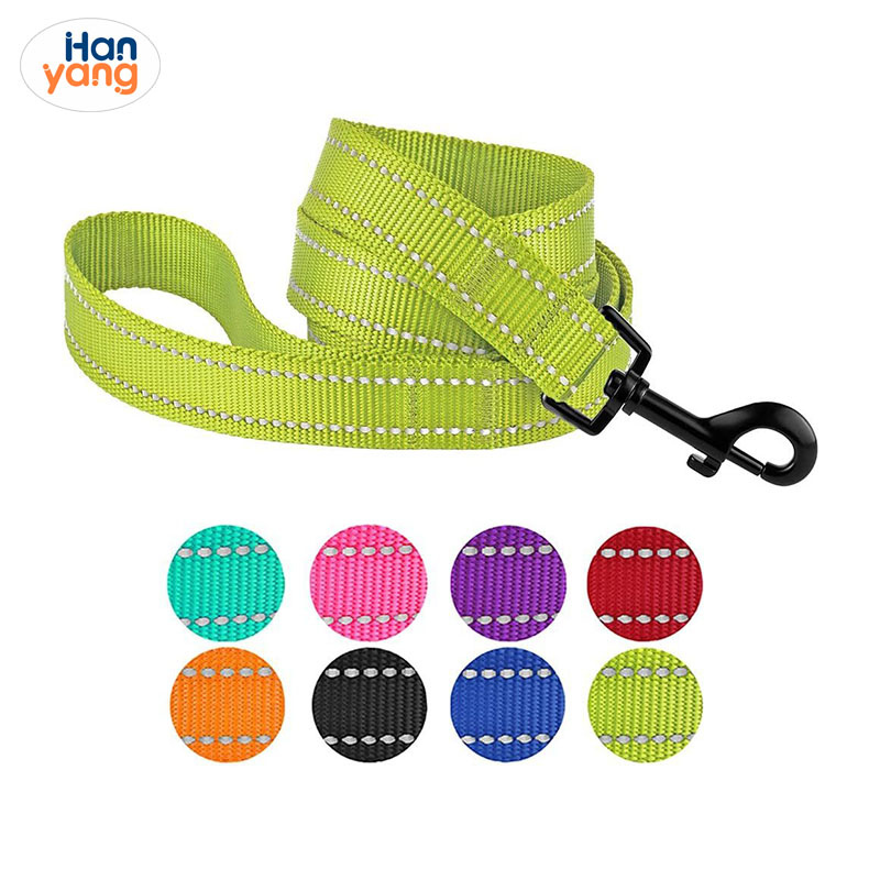 Hanyang OEM Dog Leash Reflective Pet Dog Collar Nylon Dog Leash