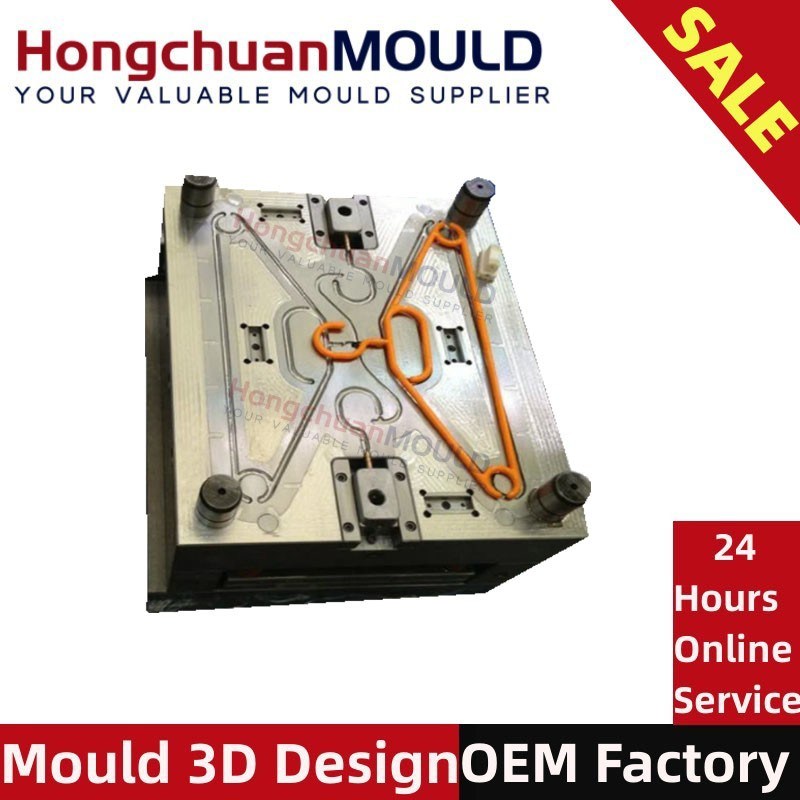 Portable Laundry Plastic Folding Hanger Mold Foldable Clothes Pegs Injection Mould