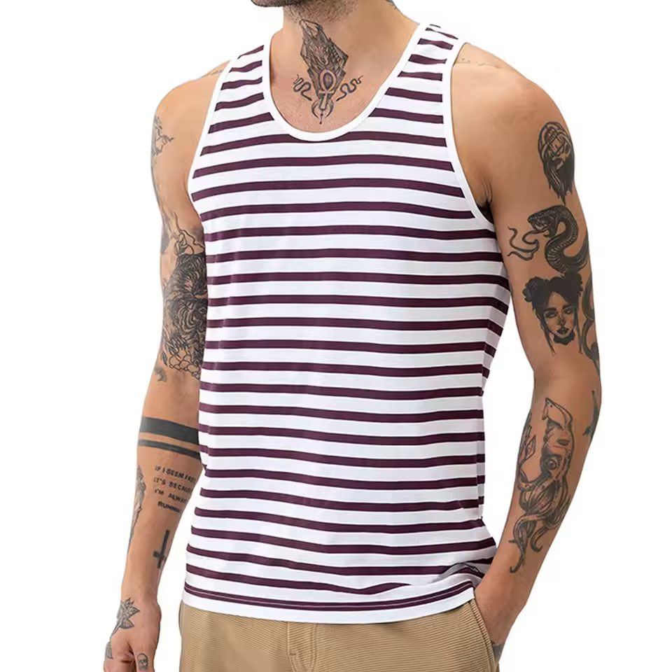 Customizable Private Label Men's Gym Tank Top Breathable Cotton Sportswear Fast And Free Sleeveless Sports Casual Tanks