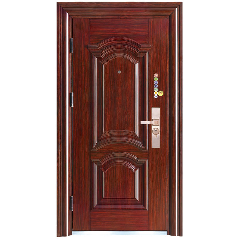 Manufacturer Exterior House Model Metal Door Security Steel Door for Home