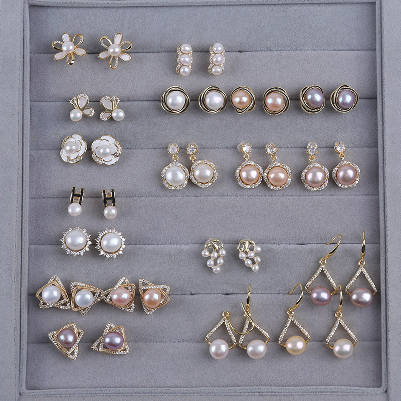 New Arrival Freshwater Pearl Earrings Women Luxury Fashion Jewelry 2024 Real Pearl Earrings