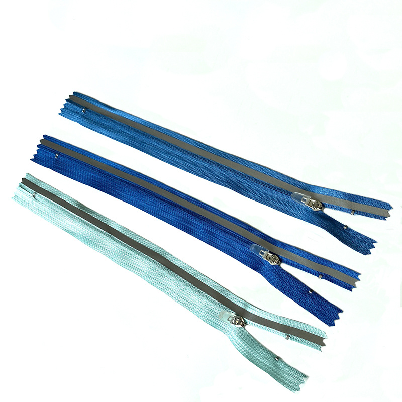 Manufacture 3# 5# Open End Colorful Colorful Invisible Nylon Zipper for Garments Pants or Home Textile