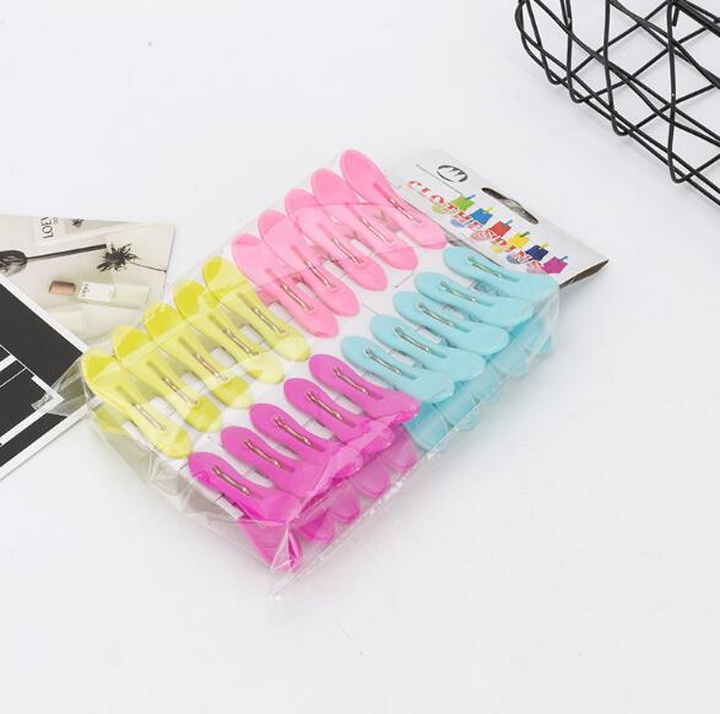 Multicolor Windproof Plastic Clothes Pegs