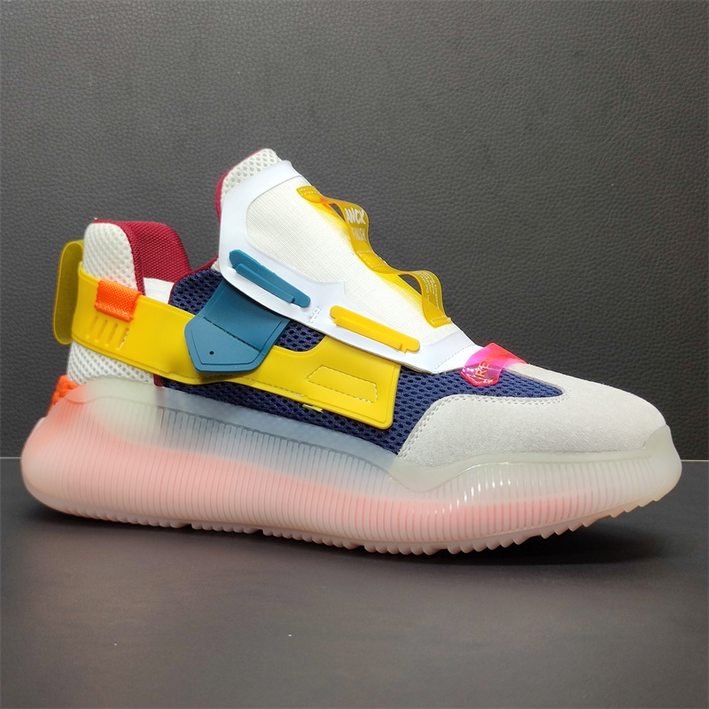 Leather Sports Shoes for Men - Versatile and Trendy Color Combinations