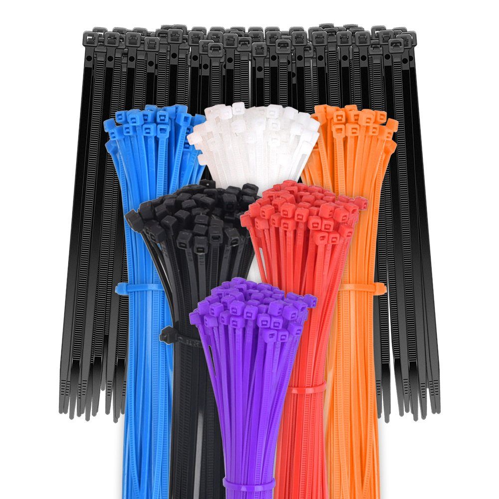 2.5*100mm Wraps 100PCS Self-Locking Nylon Thermally Stable Various Specifications Cable Tie