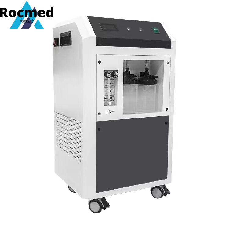 OEM ODM Factory Price Hospital Mobile Portable Medical Psa Home Use Oxygen Concentrator with Nebulizer Dual Large Flow Function, 93% High Purity