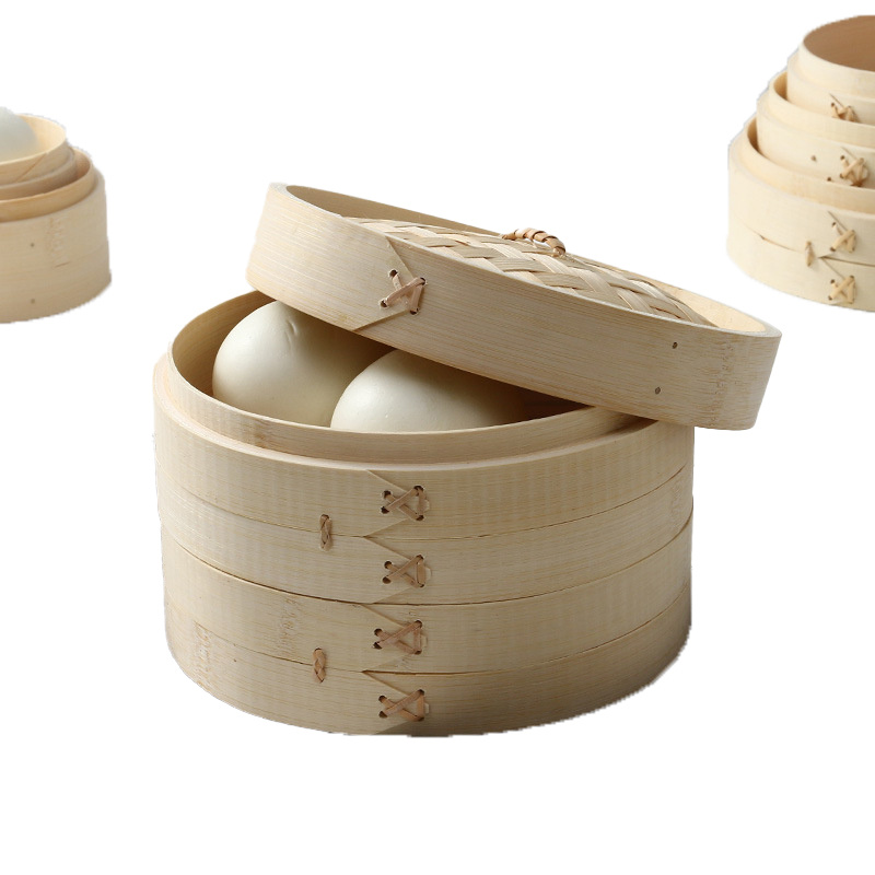 Eco-Friendly Asian Food Style Bamboo Steamer Food Basket