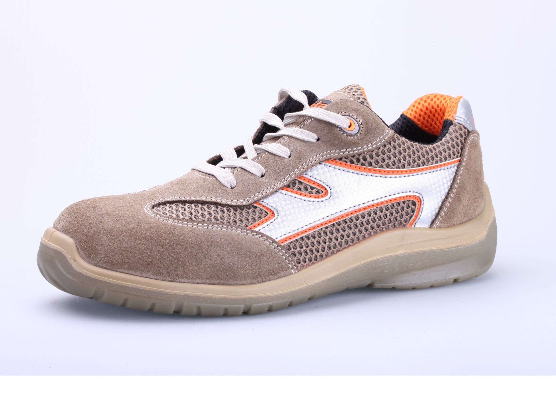 Breathable Genuine Leather Steel Toe Safety Shoe Manufacture Supplier for Women
