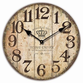 Promotional Home Decor Antique Wooden Quartz Wall Clock Frame Clock