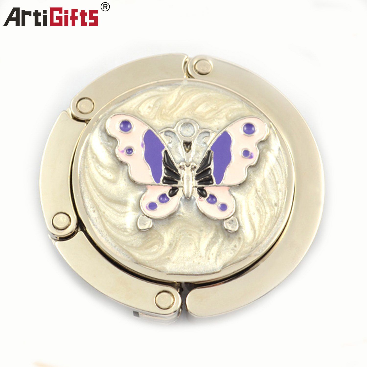 Latest Design Buteerfly Foldable Purse Hanger