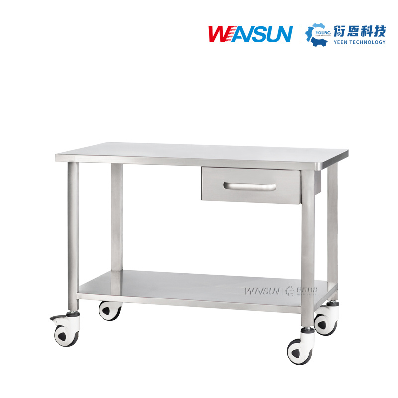 Cssd Hospital Working Table Stainless Steel Furniture Medical Use