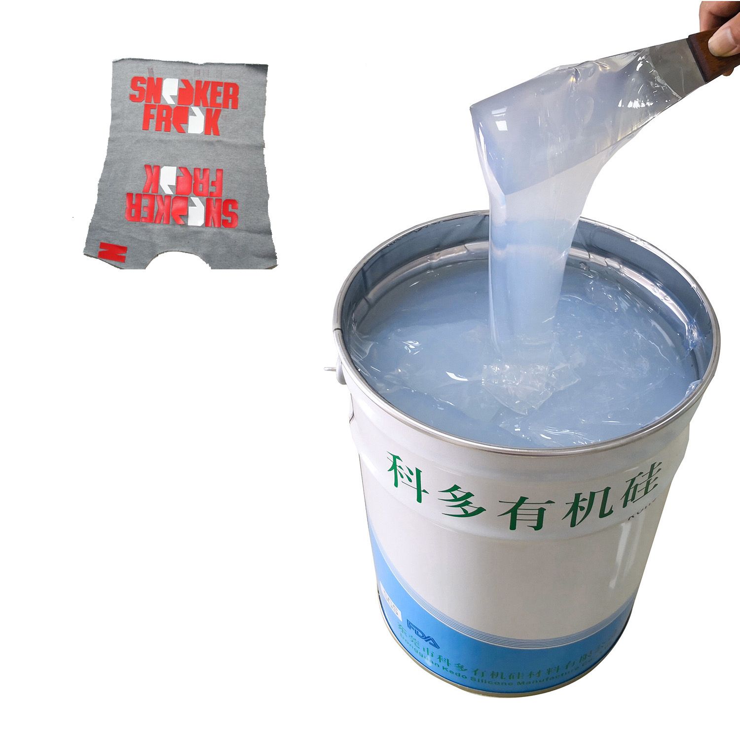 Liquid Silicone Gel Material Wholesaler Used for Textile Screen Printing Molding