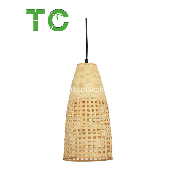 High Quality Handcrafted Lampshade Chandelier Bamboo Rattan Lamp Pendant Ceiling Light