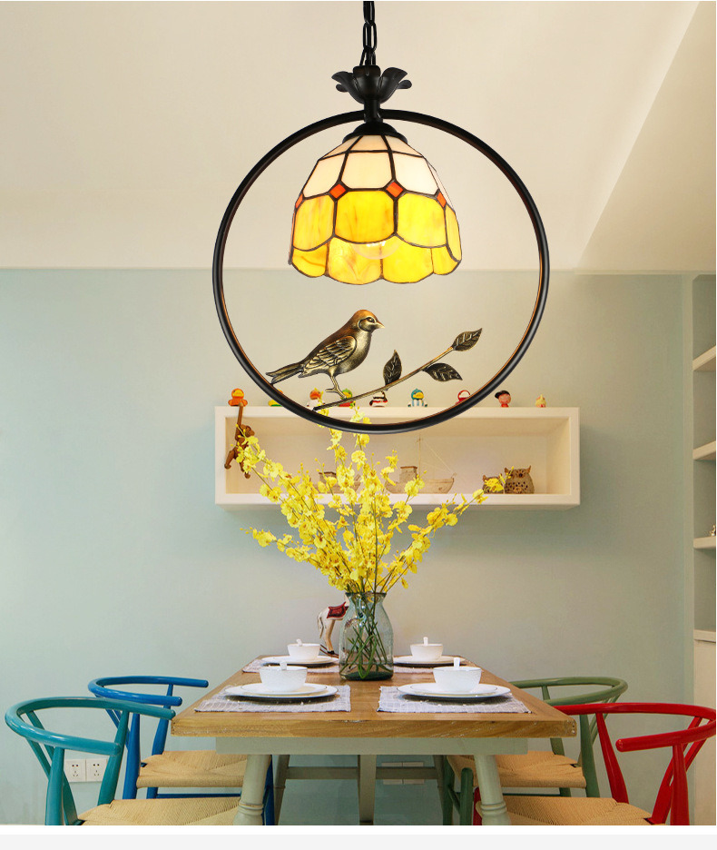 Dale Tiffany Hanging Lamps with Bird Cage Pendant Lamp (WH-TF-06)