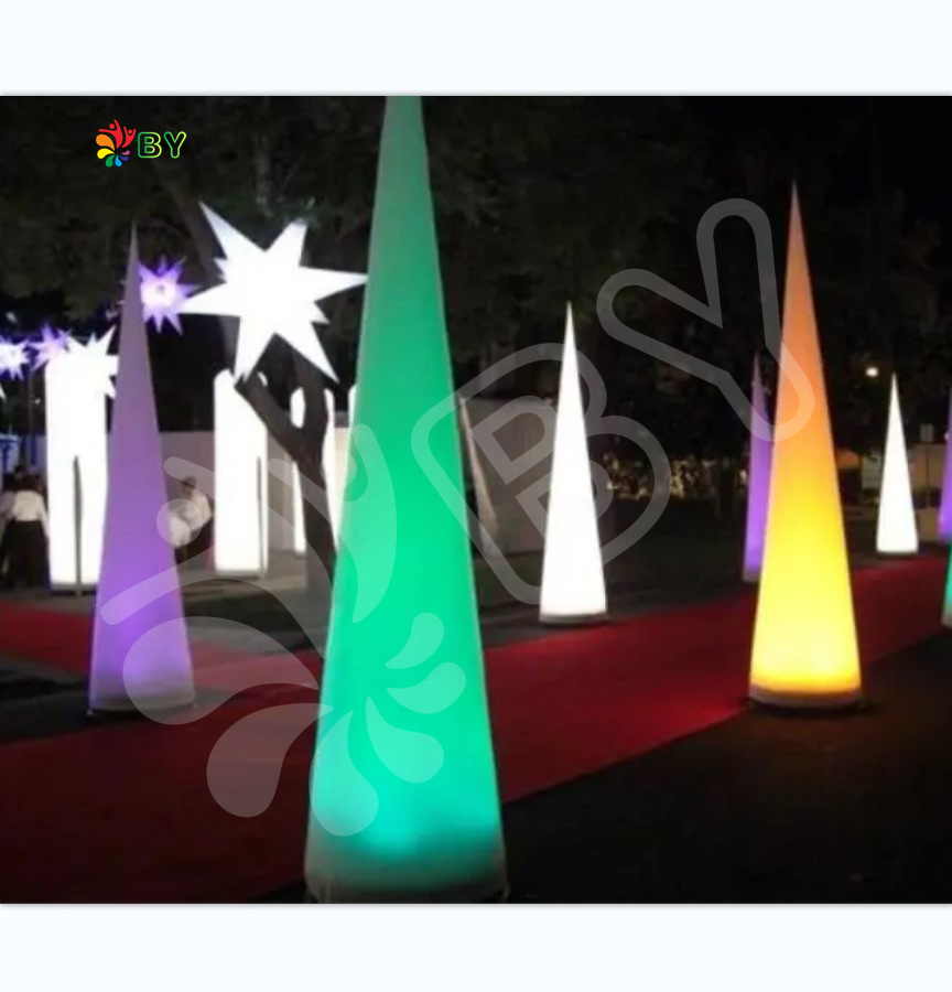 Inflatable Lighting Tube, Light up Cone