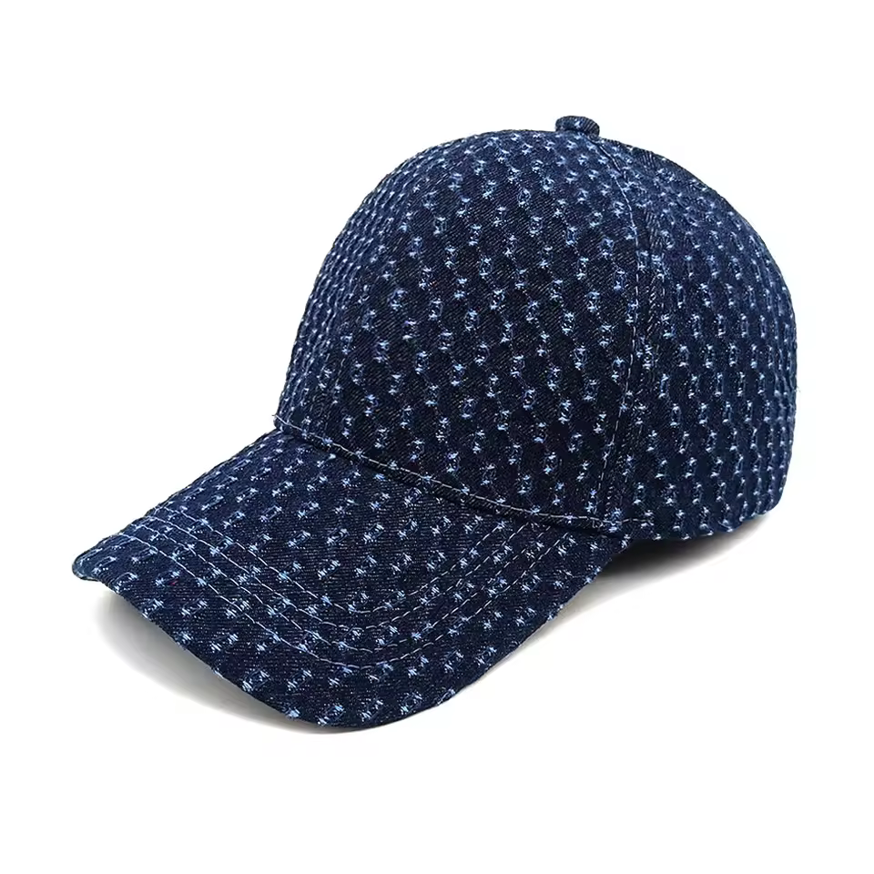 Oem Premium Fashion 6 Panels Outdoor Sports Checkered Style Baseball Caps With Custom Logo Patches For Casual Street Party Wear