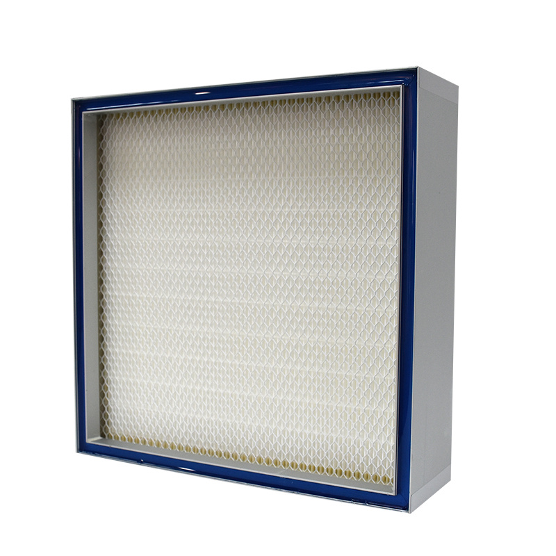 Medical Aluminium H13 H14 Gel Seal Fiberglass HEPA Filter for HEPA Box