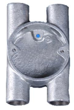 BS4568/En61386 Twin H Through 4 Way Conduit Boxes 32mm